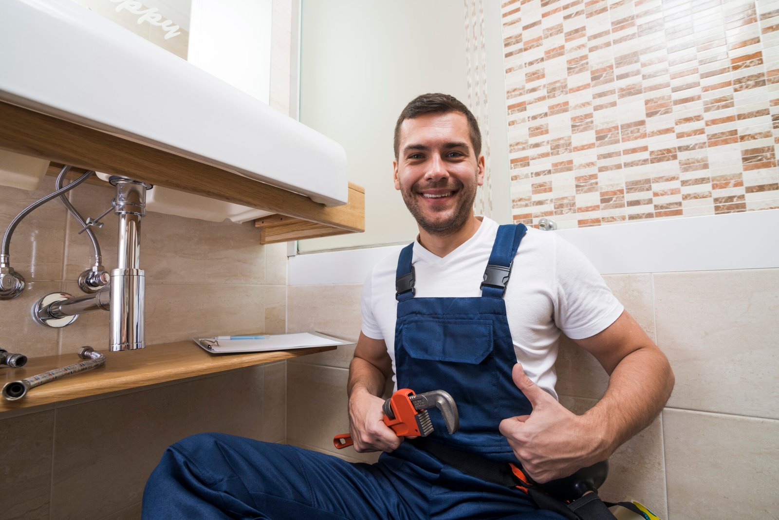 sanitary-technician-gesturing-thumb-up sanitary-technician-gesturing-thumb-up